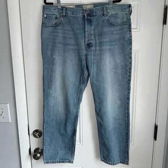 NWT EVERLANE SIZE 33 The Relaxed Straight Fit leg Organic Cotton Jeans - Picture 2 of 8